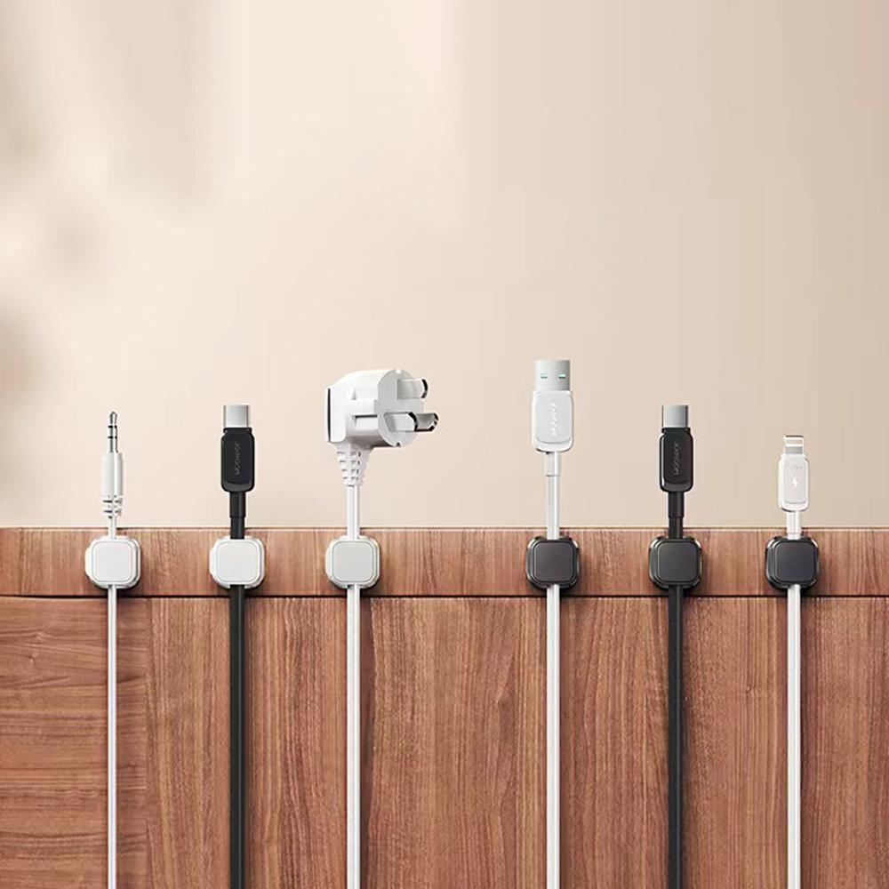 20pcs/set Magnetic Cable Organizers Wire Winder Holder Power Cord Phone Charging Line Network/PC/USB Cable Desk Clean Keeper