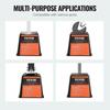 VEVOR Trailer Jack Block, 6000 Lbs Capacity Per RV Leveling Block, High-quality Polypropylene RV Camper Stabilizer Blocks
