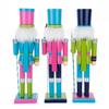 Colorful Candy Style Wooden Nutcracker Ornament
