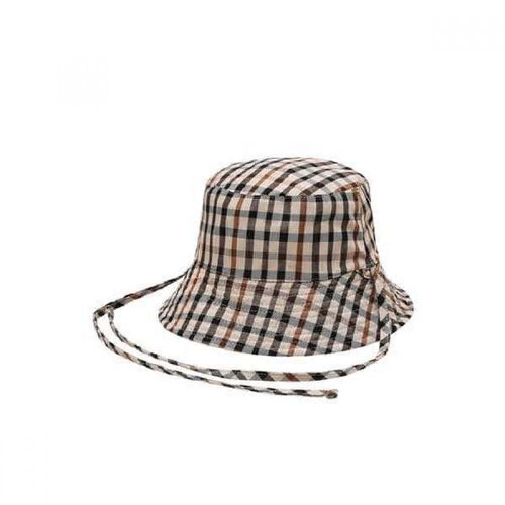 Daks Reversible Check Strap 2 Ways Bucket Hat Dche6e412iv