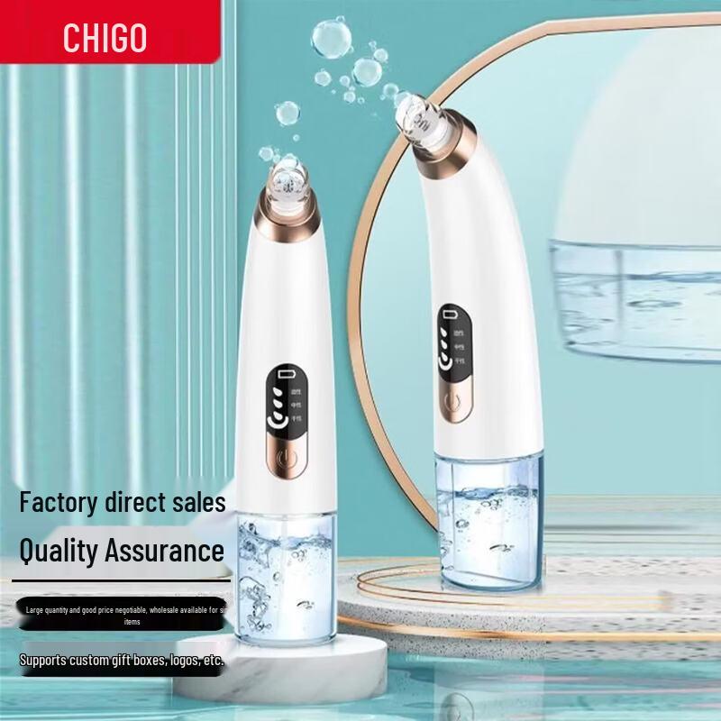 CHIGO Electric Small Bubble Blackhead Remover  Pore Cleaner CN plug (adapter included)
