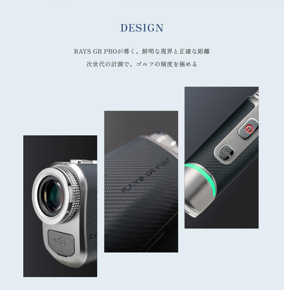 Shot Navi Golf LaserSniper RAYS GR Measurement Accuracy Fast Measurement Speed Green Red 1600y Lightweight 6x Elevation Rechargeable Rangefinder,