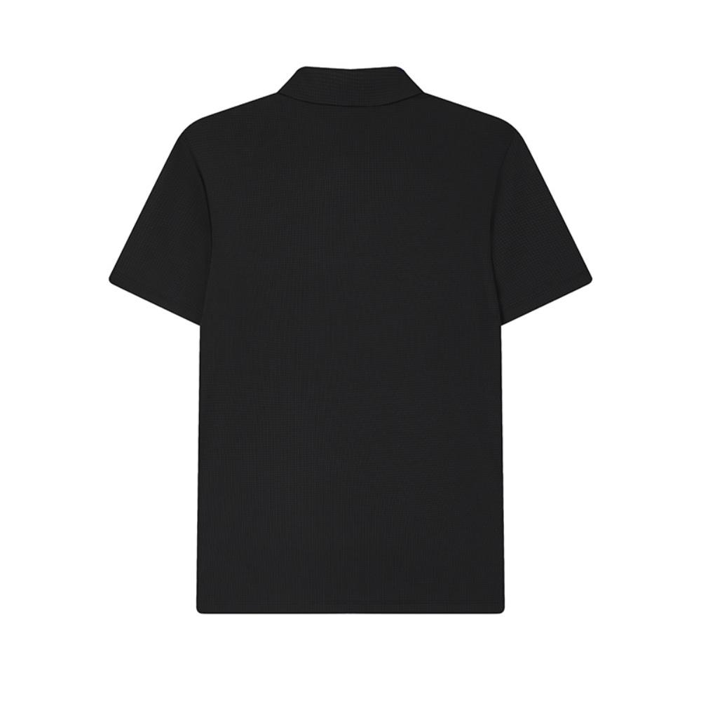 New FILA Polo Shirt Men's Jet Black F11M522106F-BK