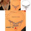 Halloween Themed Bat Pendant Necklace With Alloy And Geometric Design For Gift And Fashion