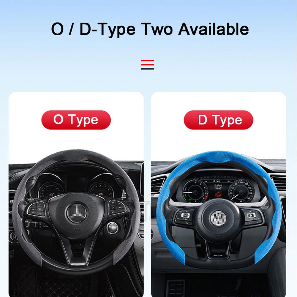 No Smell Thin For Lexus Steering Wheel Covers Suede Leather ES IS IS250 IS250C F Sport IS200t IS300C Protector Accessories