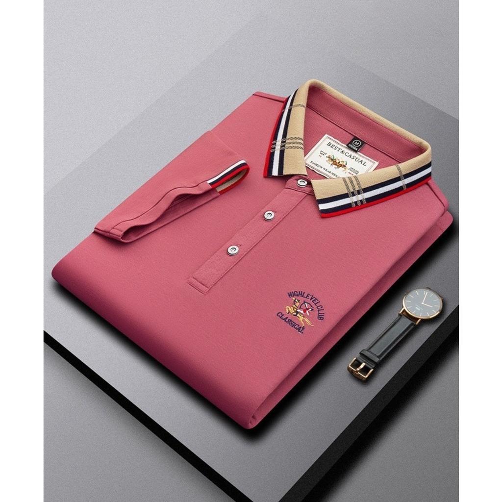 STORN Summer Men's Polo Shirts High Quality Solid Color Short Sleeve Turn Down Collar Embroidery Casual Male Tees