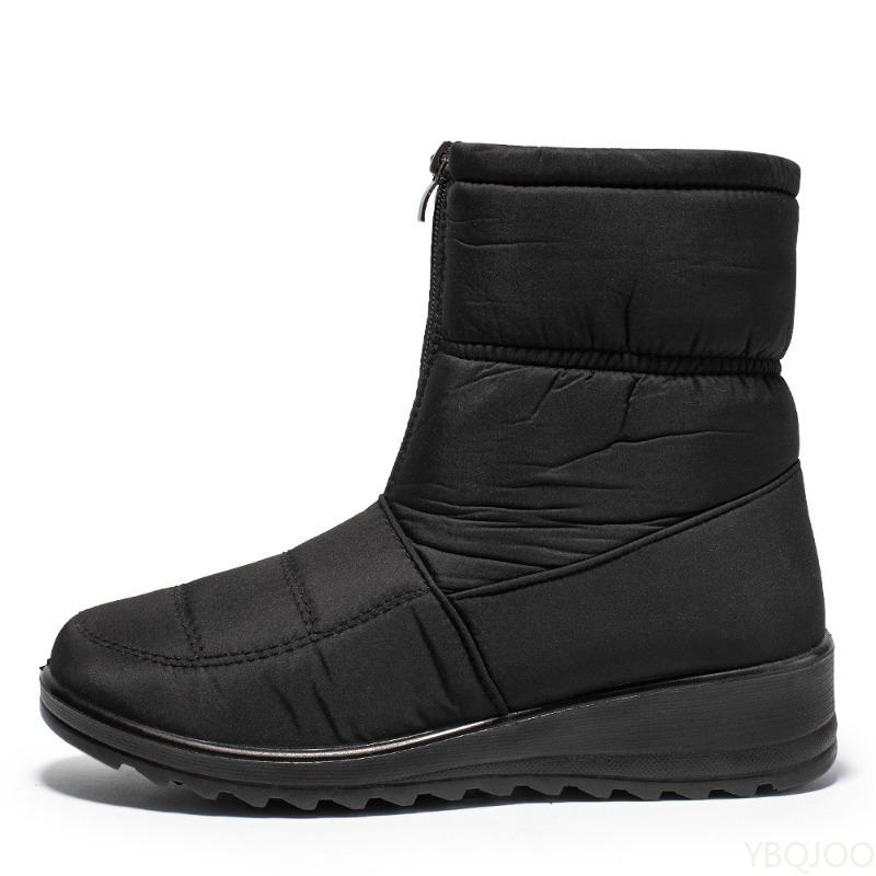 Fashion Winter cold proof warm women's snow boots women's simple comfortable fashionable waterproof  wear-resistant women's shoes
