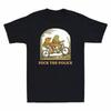 Le T-shirt Grenouille Courte Meme Grenouille Police Hommes Chemise Manches Courtes Drôles Coton T-shirt Unisexe