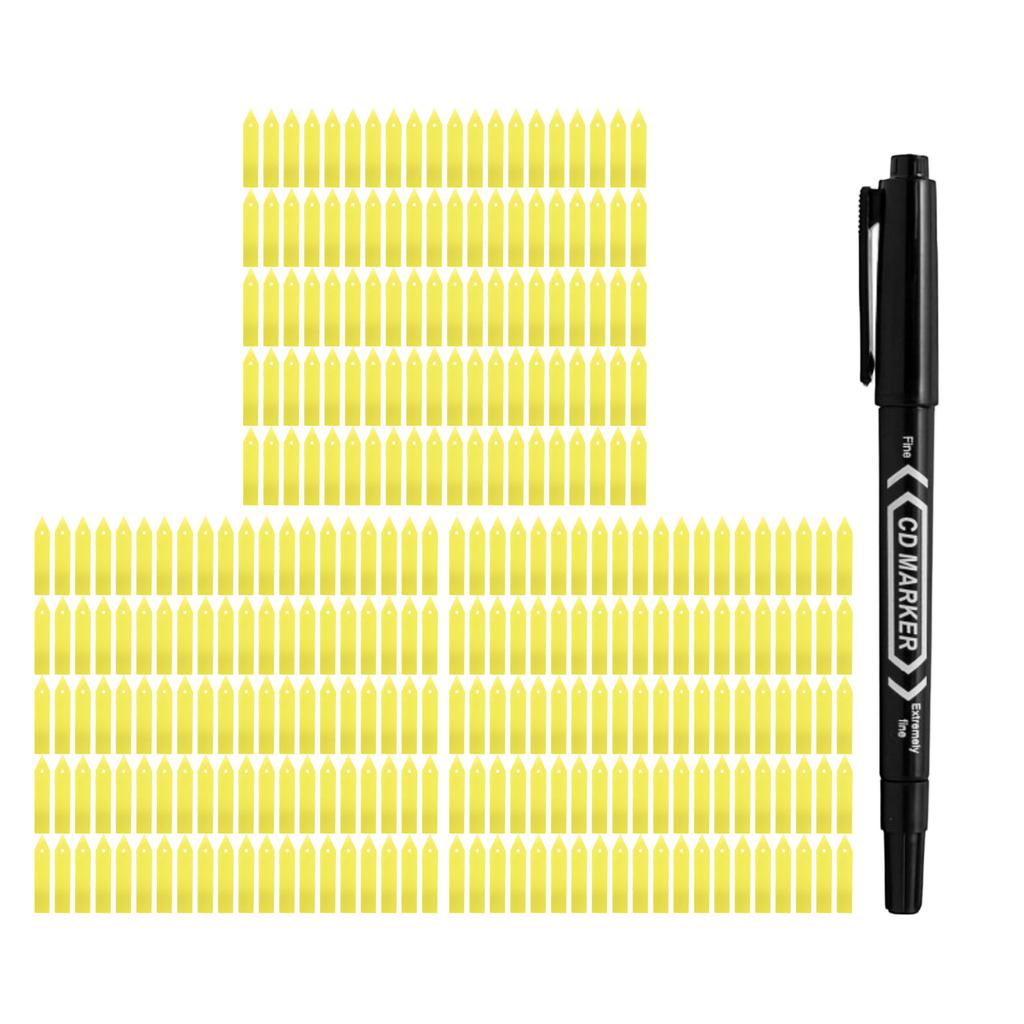 4-Inch Reusable Plastic Plant Labels For Garden Seedlings, Vegetables, Flowers, Etc., Gardening Organization Set 100pc 300pc(3ml)