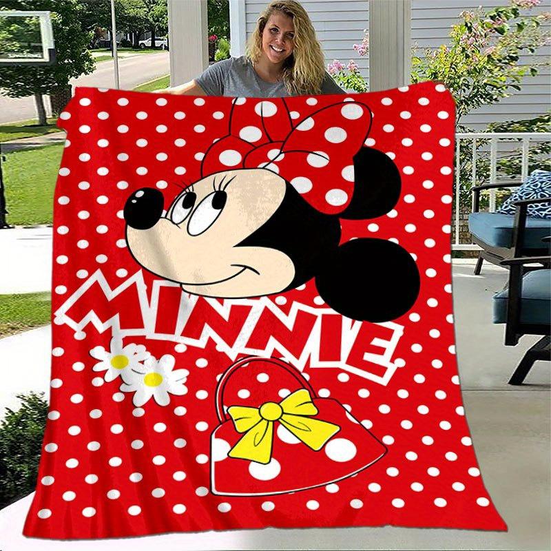 

Mickey Throw Blanket - Soft, Lightweight & Warm for Couch, Bed, Outdoor Use - Perfect Birthday Gift 130x150cm
