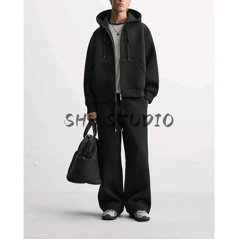 Spring Men's Clothing Jogger Pants 1437411 1437313 Hooded Zipper Sweatshirt 1437410 14312