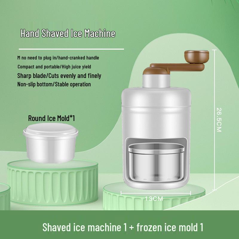 DIY Home Ice Shaver & Slush Maker for Fluffy Ice and Milkshakes