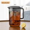 Large Capacity High-Temperature Resistant Plastic Juice and Water Pitcher Set with High Transparency