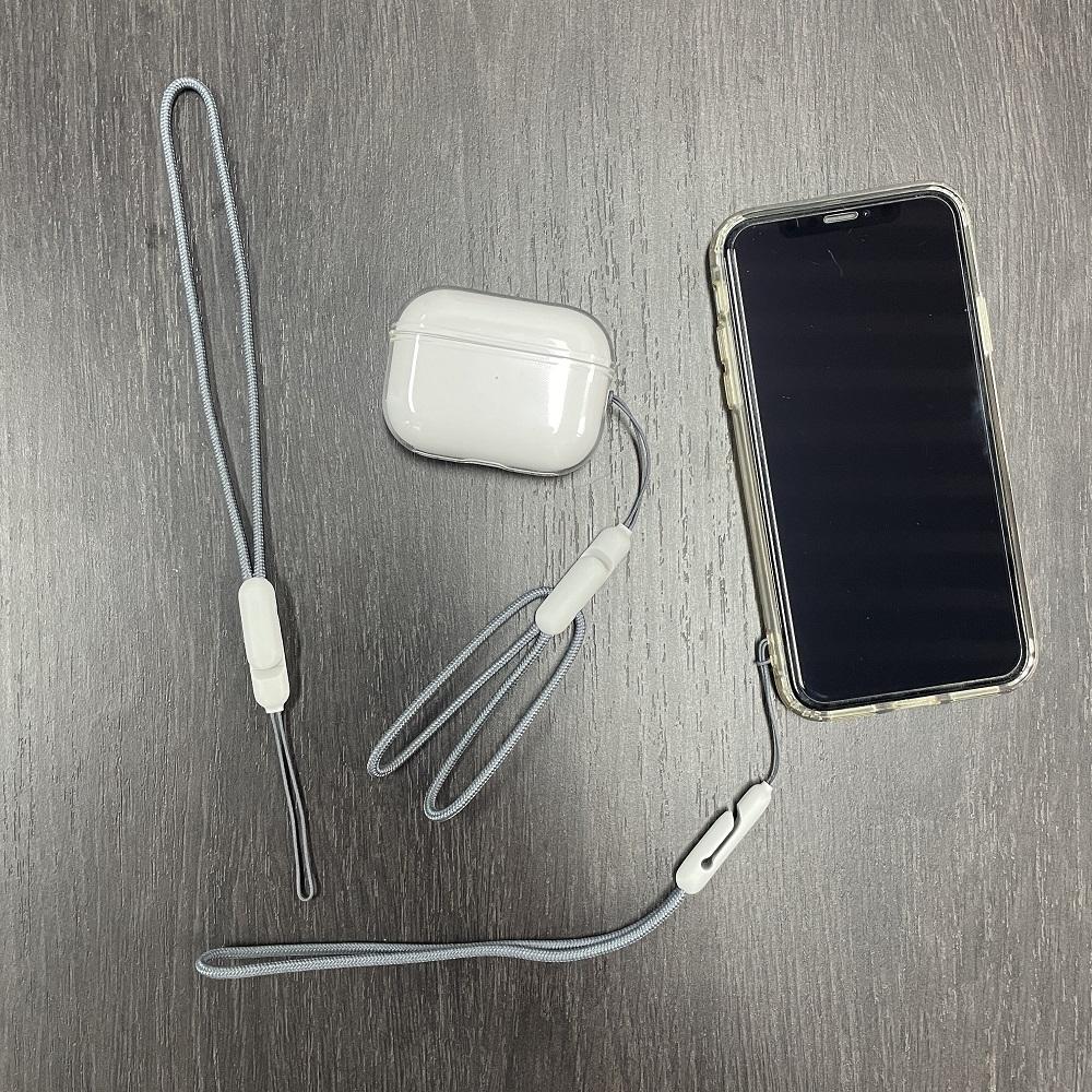 Color Clear Soft TPU Earphone Case with Lanyard Strap for Airpods Pro 2nd Generation Airpod Pro 2 Cover Accessories Charging Box