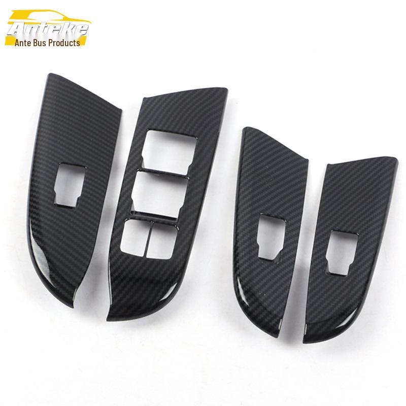 GS8 Car Window Armrest Glass Switch Frame Sequin Sticker Accessory