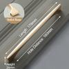 KAK Zinc Alloy Bright Gold Cabinet Pulls Light Luxury Stylish Kitchen Handles for Furniture Drawer Knobs Cabinet Hardware