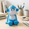 Quiekender Affen-Quetschspielzeug mit realistischem Geräusch Weiches TPR Fidget zur Stressbewältigung Niedliches tierförmiges Dekompressions-Gadget für Kinder Erwachsene