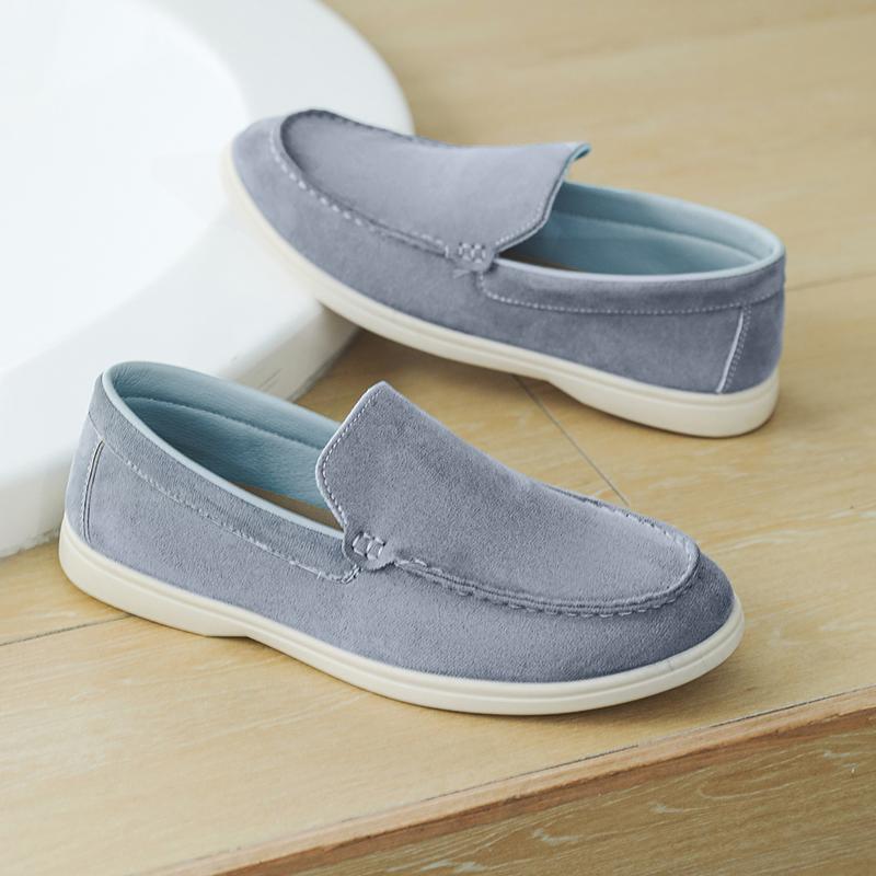 Summer Autumn Men's On Slip Loafers Daily Casual Comfortable Non Slip Breathable Lightweight Soft Sole Outdoor Walking Shoes