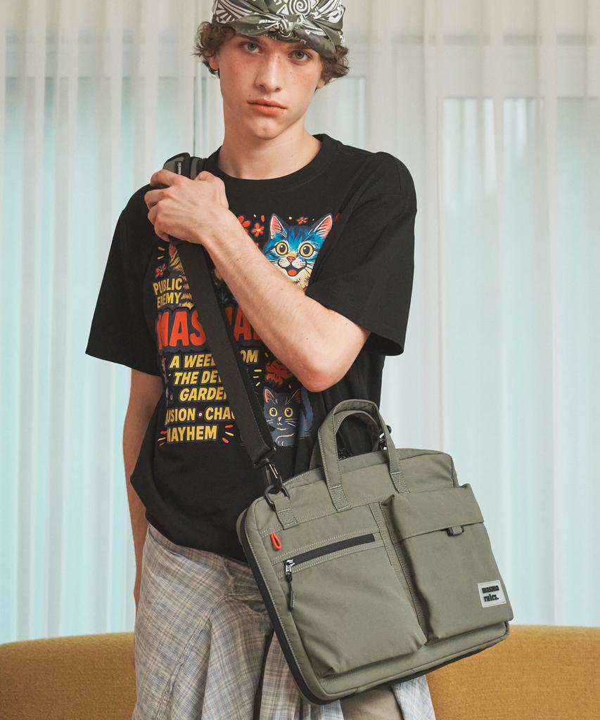 Masmarulez Briefit Laptop Case Slim Bag_Khaki