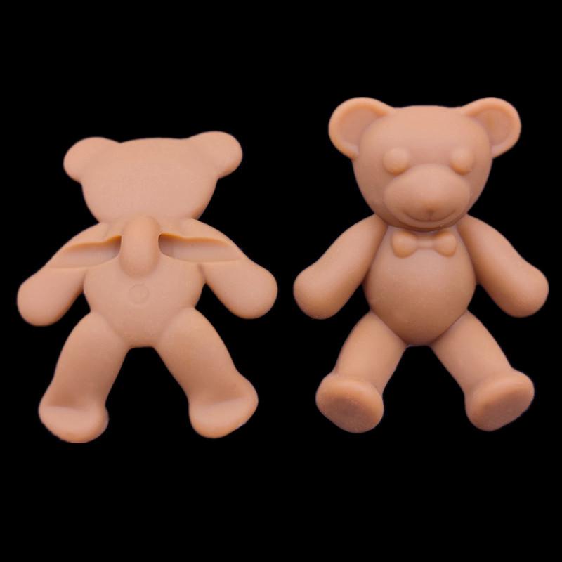 33x30mm 10 Stück Lose Perlen DIY Für Matte Bären Schmuckherstellung Halskette Armband Bonbonfarbe Anhänger