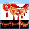 Festive 2022 Cny Chinese New Year Banner Flag Pendant Cheerful Spring Festival Home Decoration