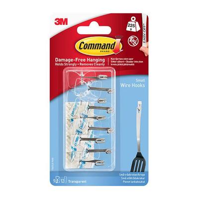17067CLR-9 Clear Small Wire Hooks Value Pack 225g 9pk
