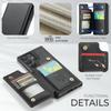 For Samsung Galaxy S24 Ultra Phone Case CASEME C22 Leather Back Cover with RFID Blocking Card Slots