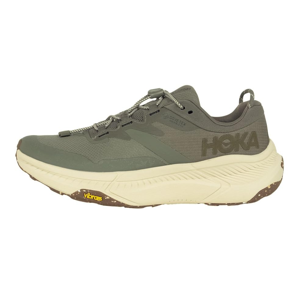 HOKA Transport GTX Hiking Shoes Size Gore-Tex Low-Cut (Khaki, 25.0, Men's, 1133957-STTM)