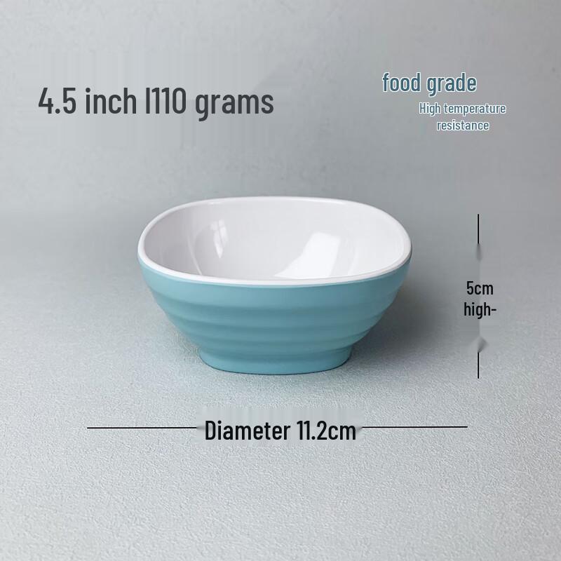 LIJIA FITMENT Two-Tone Melamine Dinnerware 10-Pack