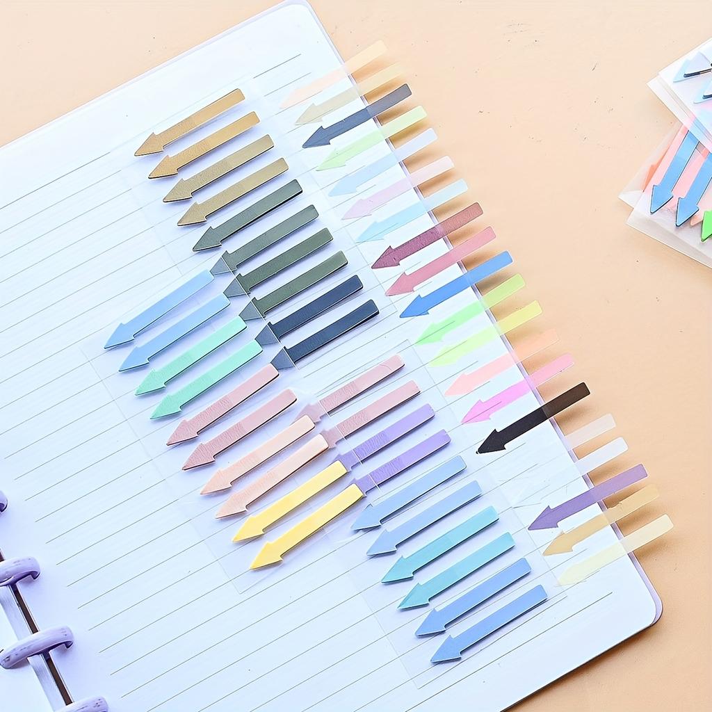 1Set of Gradient Color Arrow Index Labels for Student Notes, Highlighting, and Note Returns