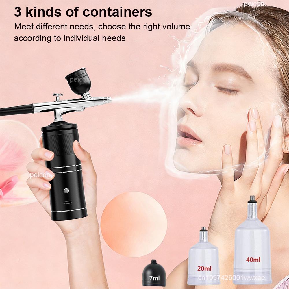 Airbrush with Compressor Airbrush Paint Mini Spray Gun for Painting Modeling Craft Portable Wireless Airbrush Painting Spray Gun