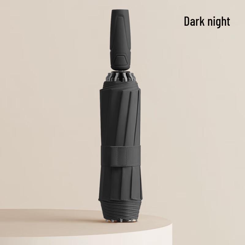 MAYDU Automatic Tri-Fold Double Rain Umbrella