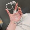 Light luxury rhinestone swan for iPhone17ProMax mobile phone case Apple 16 flash diamond 15 transparent 14 protective case