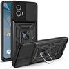 Armored Case for Motorola Moto G53 5G, CamShield Slide, Black