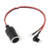1Pcs Connector Adapter Cable Fuse Medium Mini Micro 32V Metal Car Cigarette Lighter Charger Cable Female Socket Plug