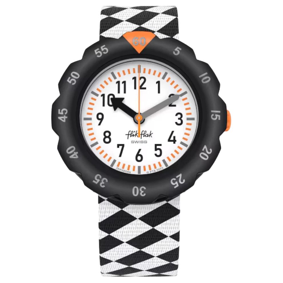 SWATCH Kids Flik Flak Feifei Series 35mm White Watch ZFPSP069 ZFPSP069 White Dial