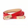 Women's Adjustable Leather Waist Belt - Korean Style Dress Cinching