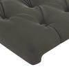 vidaXL Kopfteile Dunkelgrau 144x7x78/88 cm Samt