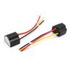 uxcell Car Harness Socket Connector, Fog Light Extension Wire, H4 Light Socket, 3 Wires, Pack of 3