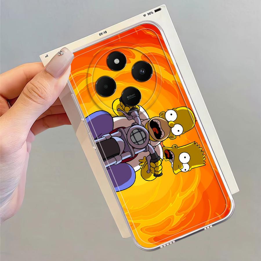 Soft Phone Cover Phone Case for Xiaomi Mi 11T Pro 11 Lite Cartoon Simpsons Xiaomi Mi 11 Lite