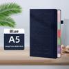 English A5 Agenda Planning Notebook Textured PU To-do List Notebook Office Work Planner  School
