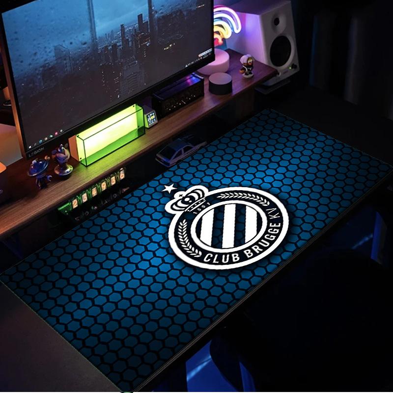 Golden Club Atletico Emblem Mouse Pad, Rubber Base, Mouse Pad for Gamers and Office Use, Gaming Desk , Easy To Clean Mat Christmas fan gifts