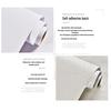 JINGRUIXIANG Pure White Self-Adhesive Wallpaper