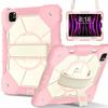 For IPad A16 11th Air Pro 11 13 2025 2024 Air 4 5 10th 10.9 10.2 9.7 Mini 6 7 Case Kids Hard PC Silicon Hybrid Tablet Cover