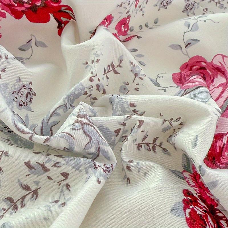 1Pc Bed Sheet Flower Printed Top Sheets Single/Queen/King Bedsheet For Double Beds Floral Flat Bed Sheet(Without Pillowcase)