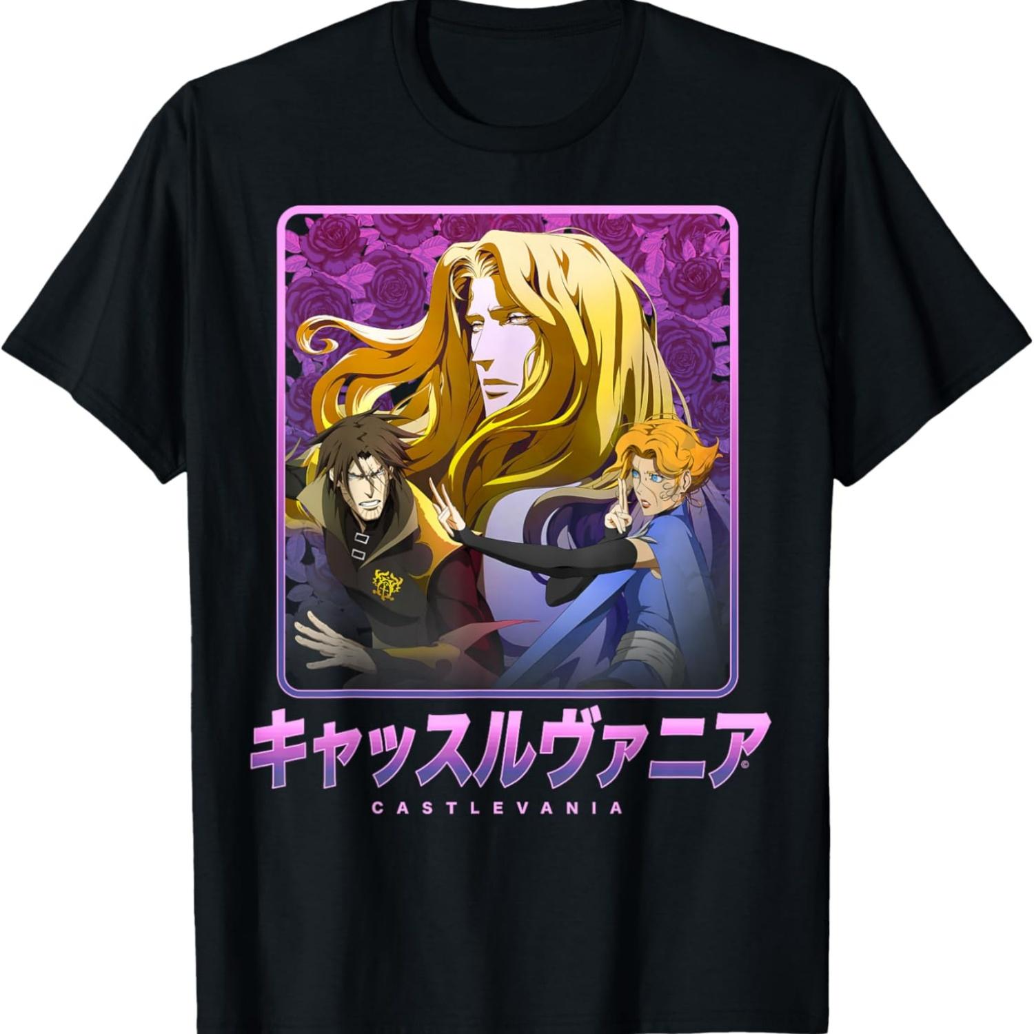 

Castlevania Group Shot Kanji Portrait T-Shirt S