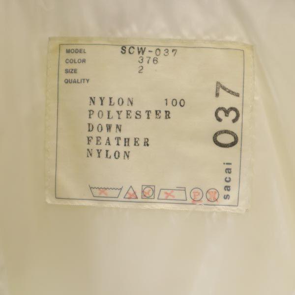 Sacai Long sleeve Down jacket 2 White system Women Used