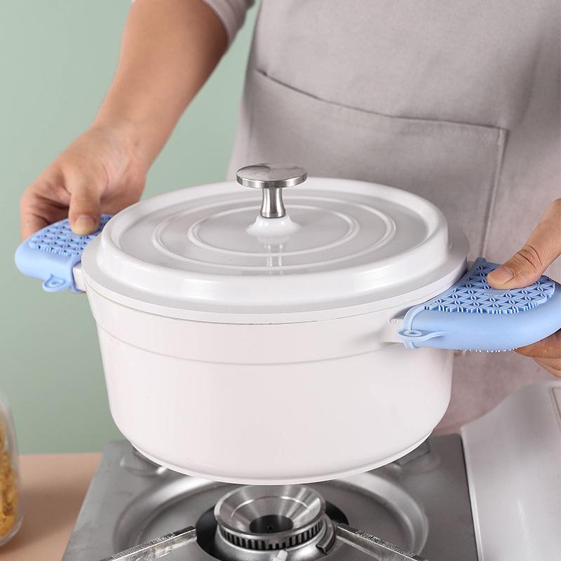 Silicone Anti-Scald Pot Lid and Handle Cover