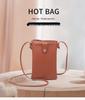 2024 Korean Style Women's Cross-Body Phone Card Holder - Elegant Coin Purse Mini Bag