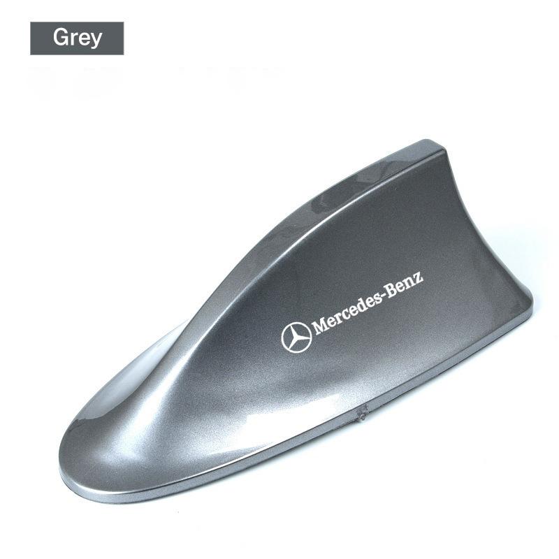1pc Car Roof Top Mount Shark Fin Antenna Radio Signal Aerial Decoration for Mercedes Benz Smart Fortwo 453 451 Forfour Roadster QN1